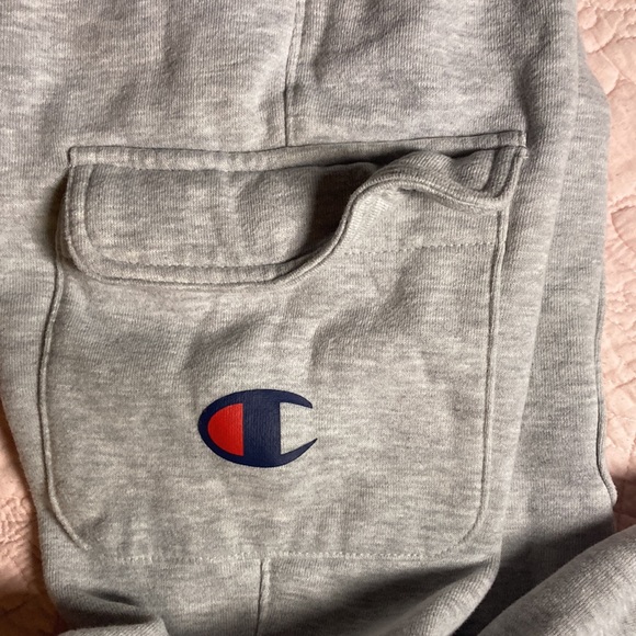 Champion kids small cargo sweatpants. No stains, no holes. Clean. Like new. - Picture 2 of 6